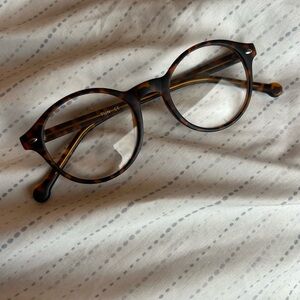 Tortoiseshell Round Frame Glasses